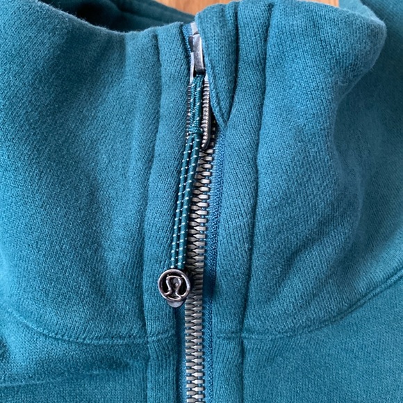 ❤️ Lululemon Scuba Oversized Funnel-Neck Full Zip Green Jasper Size XS/S - Picture 5 of 14